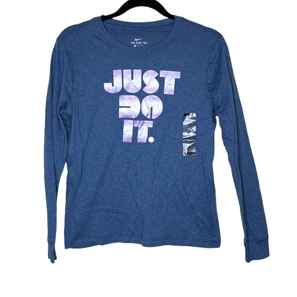 New Nike Just Do it Girls Long Sleeve Size XL - Picture 1 of 3